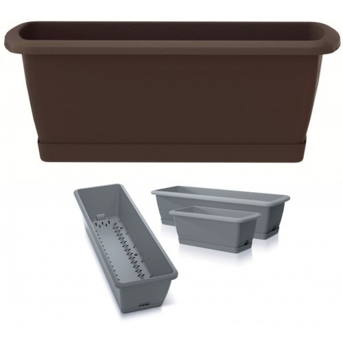 Prosperplast RESPANA EASYCARE Skrzynka ogrodowa 39,7x19x14cm, brązowy ISE400S Prosperplast RESPANA EASYCARE Skrzynka ogrodowa 39,7x19x14cm, brązowy ISE400S