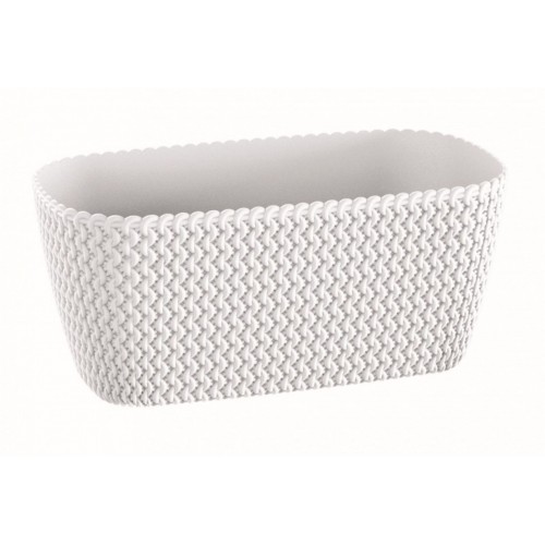 Prosperplast SPLOFY CASE Doniczka 39,7x18x14,5 cm, biała DSPC400