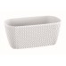 Prosperplast SPLOFY CASE Doniczka 39,7x18x14,5 cm, biała DSPC400