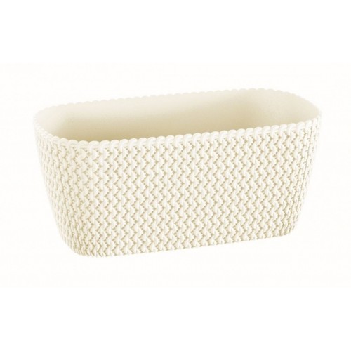 PROSPERPLAST SPLOFY CASE Doniczka 29,7x14,5x13,3 cm, kremowy DSPC300 PROSPERPLAST SPLOFY CASE Doniczka 29,7x14,5x13,3 cm, kremowy DSPC300