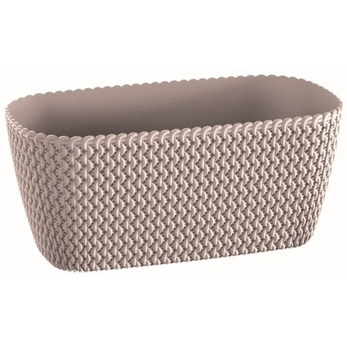 Prosperplast SPLOFY CASE Doniczka 29,7x14,5x13,3 cm, mocca DSPC300 Prosperplast SPLOFY CASE Doniczka 29,7x14,5x13,3 cm, mocca DSPC300