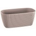 Prosperplast SPLOFY CASE Doniczka 29,7x14,5x13,3 cm, mocca DSPC300