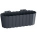 PROSPERPLAST BOARDEE HOOK Doniczka wisząca 38,3x21,2x13 cm, antracyt DDECZ400