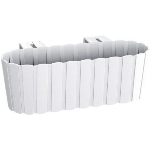 PROSPERPLAST BOARDEE HOOK Doniczka wisząca 38,3x21,2x13 cm, biała DDECZ400 PROSPERPLAST BOARDEE HOOK Doniczka wisząca 38,3x21,2x13 cm, biała DDECZ400