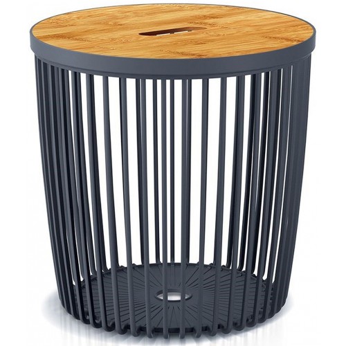 Prosperplast CLUBO Kosz / stolik 33,5cm, antracyt ICLU25T