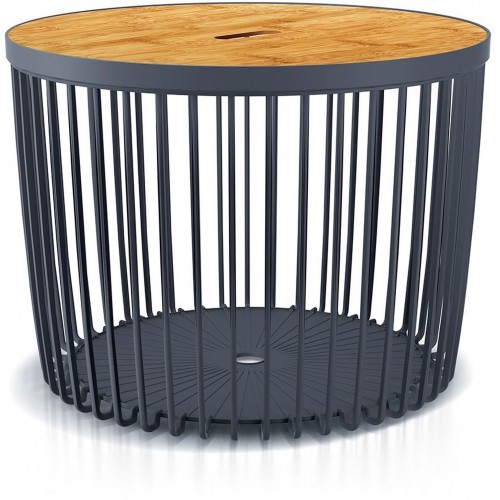 Prosperplast CLUBO Kosz / stolik 59cm, antracyt ICLU100T