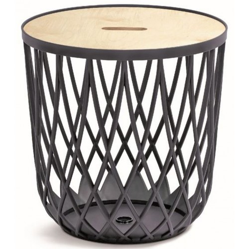 Prosperplast UNIQUBO Wielofunkcyjny kosz plastikowy 55l, antracyt IKUB55T