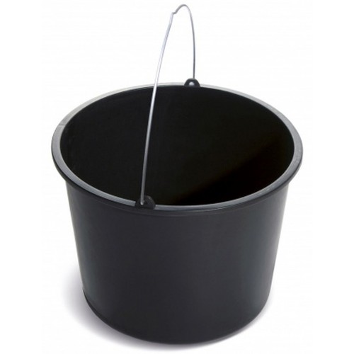 Kistenberg BUCKET Wiadro budowlane z lejkiem 20L czarne KBU20L