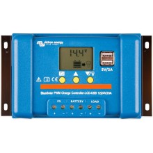 Victron Energy BlueSolar PWM-LCD&USB Regulator ładowania (12/24V-20A) SCC010020050