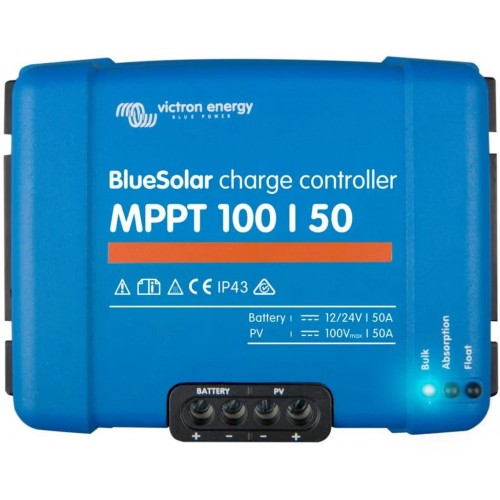 Victron Energy BlueSolar MPPT 100/50 Regulator ładowania (12/24V-50A) SCC020050200 Victron Energy BlueSolar MPPT 100/50 Regulator ładowania (12/24V-50A) SCC020050200