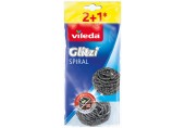 VILEDA Glitzi Spiral INOX Zmywak stalowy 2+1 szt. 105176