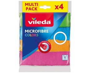 VILEDA Ściereczka mikrofibra Colors 4 szt 151502