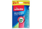 VILEDA Ściereczka mikrofibra Ultra Fresh 2 +1 162660