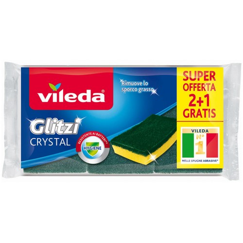 VILEDA Glitzi Crystal Zmywak 2+1 139924 VILEDA Glitzi Crystal Zmywak 2+1 139924