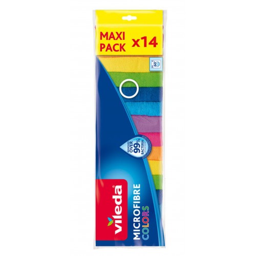 VILEDA Colors Ściereczka Vileda Mikrofibra 14 szt. 173740