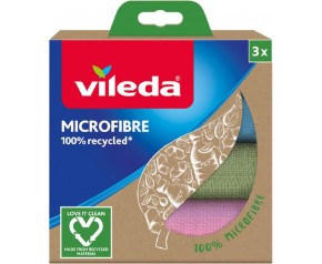 VILEDA Ściereczka z mikrofibry 100% Recycled 3 szt 168311