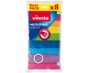 VILEDA Ściereczka mikrofibra Colors 8szt 151501