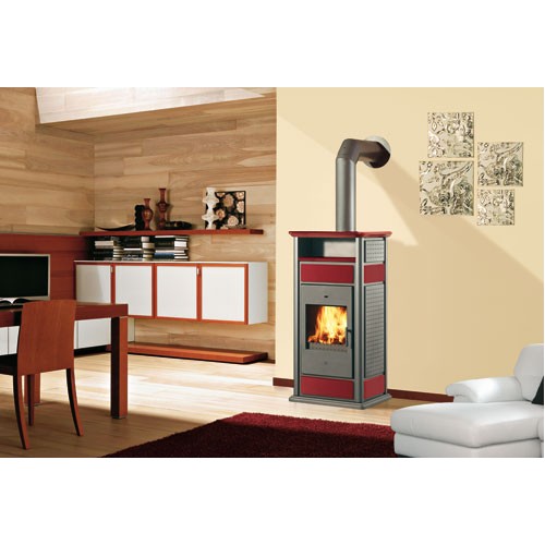 EDILKAMIN Warm /cs Piec wolnostojący 14kW czerwony 624750 EDILKAMIN Warm /cs Piec wolnostojący 14kW czerwony 624750