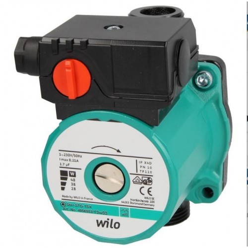 WILO Pompa obiegowa do urządzeń solarnych Star-ST 15/4 130 mm, 4056933