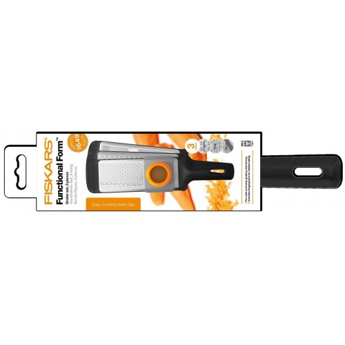 Fiskars Zestaw tarka drobna, tarka gruba i krajalnica do warzyw 1014414