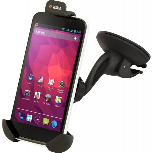 YENKEE YSM 401M Uniwersalny uchwyt samochodowy na telefon komórkowy z ładowarką USB 300128