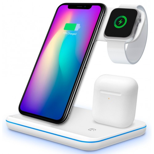 YENKEE YAC 5300 Stacja ładująca 3w1 Qi 30018091