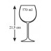 BANQUET Gourmet Crystal Burgundy 6 – częściowy zestaw kieliszków do wina 570 ml 02B2G00357
