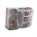 BANQUET Red Flower Komplet szklanek 6 szt. z dzbankiem 04D223803SF