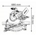 BOSCH Piła ukośnica do paneli GCM 12 SD Professional 0601B23508