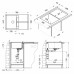 ALVEUS LUX 10 zlewozmywak, rubin 1067514