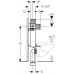 GEBERIT KOMBIFIX OMEGA Element montażowy do WC H82 110.000.00.1