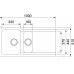Franke Orion OID 651, 1000x510 mm, Zlewozmywak, kremowy 114.0442.805
