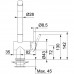 Franke Active Plus SM Bater z wyciąganą wylewką, czarny mat, 115.0524.890