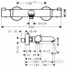 Hansgrohe Ecostat Comfort, bateria termostatyczna wannowa, 13114000