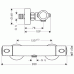 WYPRZEDAŻ Hansgrohe Ecostat 1001 SL Bateria prysznicowa 13261000