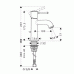 Hansgrohe Talis Classic, jednouchwytowa bateria umywalkowa, nikiel szcz., 14111820