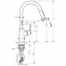 Hansgrohe Variarc Talis S Bateria kuchenna podokienna DN15 chrom 14877000