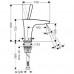 Hansgrohe PuraVida Bateria jednouchwytowa umywalkowa DN15 chrom/biały 15132400