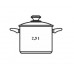 BANQUET Pojemnik termiczny z pokrywką 2,5L Culinaria 15TH081925