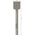 BOSCH Dłuto łopatkowe PRO HEX 28-4C, 80 × 400 mm 1618661000