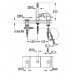 GROHE Eurocube trójotworowa kombinacja wannowa 19966000