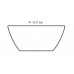 BANQUET Miska 13,5cm SQUARE zielona 203032996