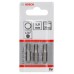 BOSCH Accessories Bit szcześciokątny, 5 mm, C 6.3, 3 szt. 2607001726