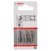 BOSCH Zestaw bitów Extra Hard do wkrętarek, 3 szt. (PZ) PZ1; PZ2; PZ3; 25 mm 2607001753