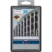 BOSCH Robust Line8-częściowy zestaw wierteł spiralnych do drewna 2607010533