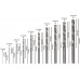 BOSCH 10-elem. zestaw wierteł do metalu Robust Line HSS-G, 135°, 1–10 mm 2607010535