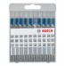 BOSCH 10-częściowy zestaw brzeszczotów do wyrzynarek Basic for Metal 2607010631