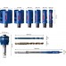 BOSCH Zestaw pił otwornic EXPERT Construction Material, 10 szt. 2608900490
