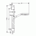 Hansgrohe Raindance S 150 AIR 3jet/Unica S Puro 0,90 m 27895000