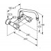 KLUDI Standard Bateria zlewozmywakowa naścienna DN 15 chrom 310550515